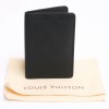 Black infinite checkerboard leather LOUIS VUITTON pocket organizer