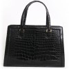 "Pullman" vintage black alligator HERMES bag