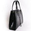 "Pullman" vintage black alligator HERMES bag