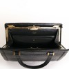 "Pullman" vintage black alligator HERMES bag