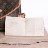 "Saumur" LOUIS VUITTON monogram LV coated canvas bag