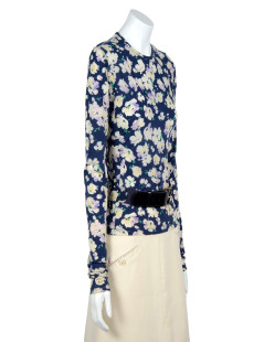 Top with belt NINA RICCI flowers T38