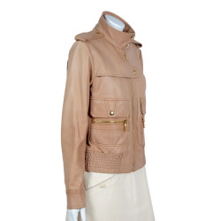 Veste T40 BUI par  BARBARA BUI cuir beige