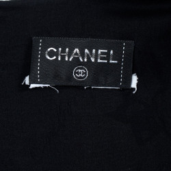 Robe CHANEL T  soie noire