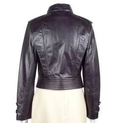 Blouson BARBARA BUI cuir violet