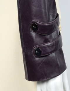 Blouson BARBARA BUI cuir violet