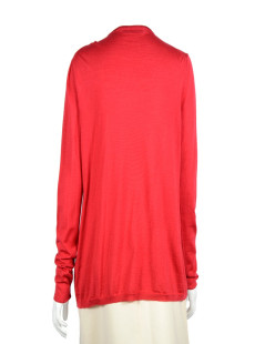 Top VALENTINO coton rouge 