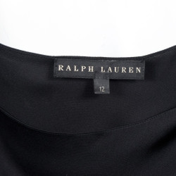 Top RALPH LAUREN soie noire T12