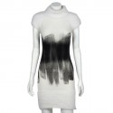 Robe CHANEL T 34 FR cachemire et angora 