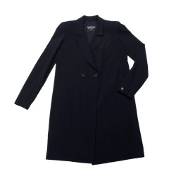 Manteau CHANEL  t 38 demi saison bleu marine