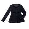 Black tweed jacket CHANEL T 36