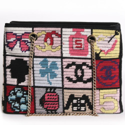 sac CHANEL crochet multicolor