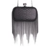 Pochette HOUSE OF HARLOW 1960 en python noir