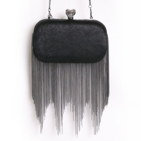 Sac pochette HOUSE OF HARLOW 160 poulaine noir