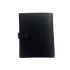 Compact HERMES Bearn wallet in black calf epsom