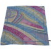 Foulard CHANEL en soie, tons pastels