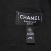 Etole CHANEL noire à frange en modal et cachemire