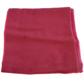 Scarf HERMES feather two-tone dark pink and light pink in cashmere and silk