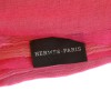 Scarf HERMES feather two-tone dark pink and light pink in cashmere and silk