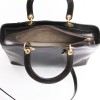 Bag Lady Dior CHRISTIAN DIOR patent leather dark brown