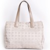 CHANEL beige monogram "travel line" tote bag