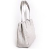 Sac CHANEL en toile argent "ligne voyage"