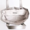 CHANEL bag in silver canvas "line travel"