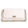 Sac CHANEL accordeon en cuir d'agneau beige