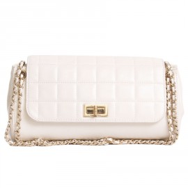 Accordion in beige lambskin CHANEL bag