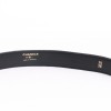 Belt CHANEL t 70 in leather and buckle symbols