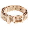 Ceinture CHANEL T 70 tressée dorée