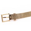 Ceinture CHANEL T 70 tressée dorée