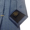 LOUIS VUITTON blue silk tie