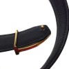 Ceinture HERMES en cuir noir vintage