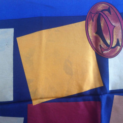 CARTIER vintage silk scarf