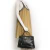 Sac Kelly 35 HERMES vintage en box noir