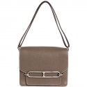 "Roll" calf-taurillon clemence leather HERMES bag