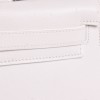 Kelly HERMES white calf epsom leather pouch