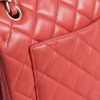 Maxi Jumbo CHANEL coral smooth lambskin bag