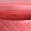 Maxi Jumbo CHANEL coral smooth lambskin bag