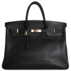 Birkin 40 HERMES cuir epsom noir