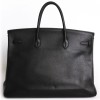 Birkin 40 HERMES black calf epsom leather