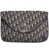 Pochette CHRISTIAN DIOR vintage monogram bleu