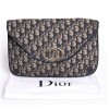 CHRISTIAN DIOR vintage blue monogram wallet