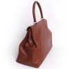 Kelly Relax HERMES leather bag smooth Fawn silkim