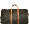 sac de voyage Keepall 60 LOUIS VUITTON Vintage en toile monogram et cuir