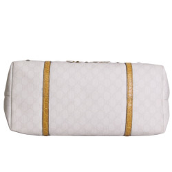 Sac  cabas GUCCI en cuir et toile enduite