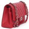 sac Timeless CHANEL en cuir caviar rouge 