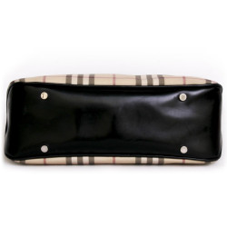 Sac aczc pochette BURBERRY toile tartan