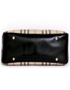 Bag with wallet BURBERRY tartan canvas